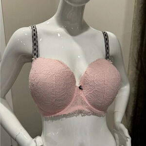 Cute pink push up Victoria's
Secret dream angels bra Sz : 38DDD